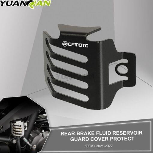 Aluminum Rear Brake Fluid Reservoir Guard Cover Protector FOR CFMOTO 800MT / Ibex 800