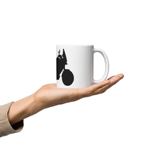 Ibex 800 Shadow Image on white glossy mug - Image 2