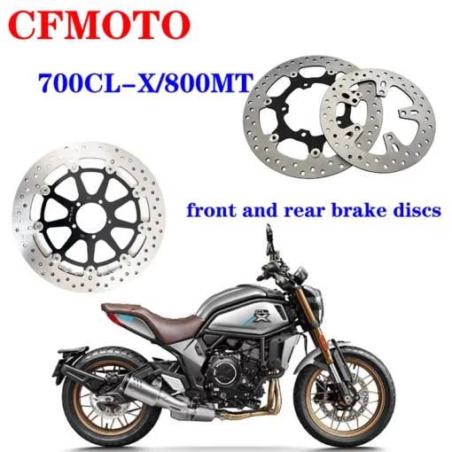 800MT front and rear brake discs