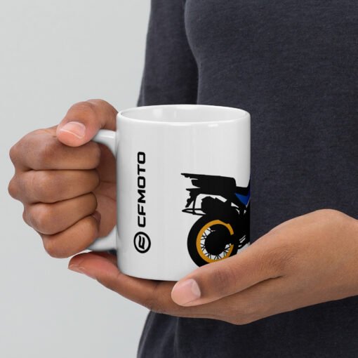 800 Touring White glossy mug - Image 3