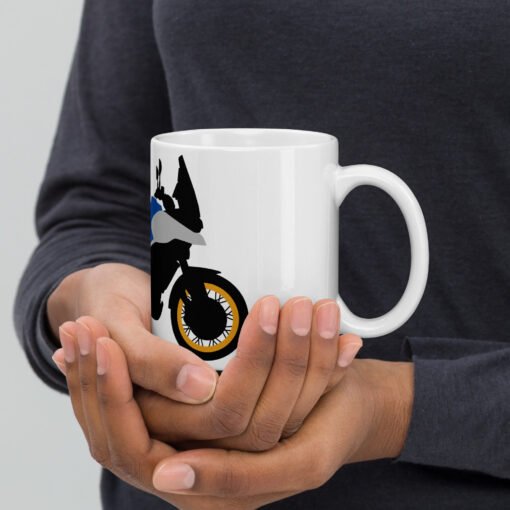 800 Touring White glossy mug - Image 2