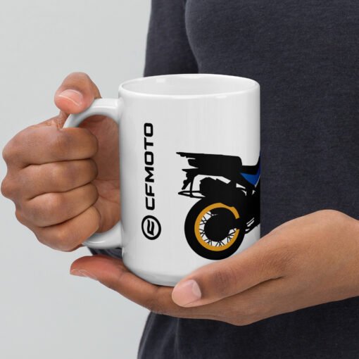 800 Touring White glossy mug - Image 5