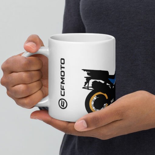 800 Touring White glossy mug - Image 6