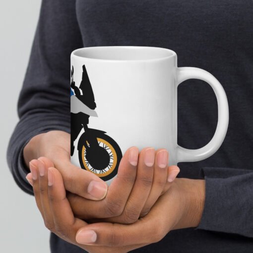800 Touring White glossy mug