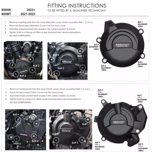 Engine Cover GB Racing  For CFMOTO 800MT / Ibex 800 2021-2023 - Image 5
