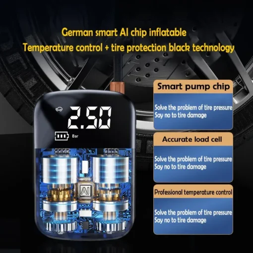 Wireless Air Compressor for Motorcycle - Image 5