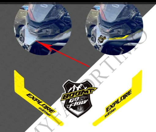Touring Explore Edition Decals Trunk Luggage Cases For CFMOTO 800MT / Ibex 800 - Image 3