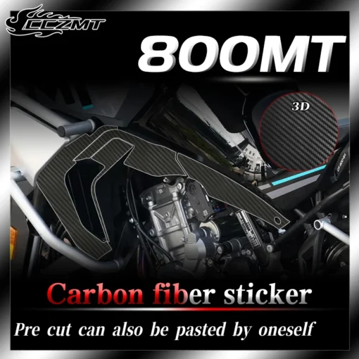 3D carbon fiber protective stickers For CFMOTO 800MT / Ibex 800