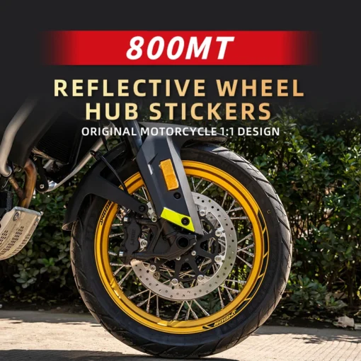 Safety Reflective Wheel Hub Sticker Kits For CFMOTO 800MT / Ibex 800