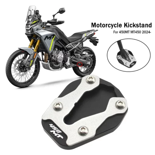 Foot Side Stand Enlarger Plate Pad Kickstand Extension For CFMoto 450MT